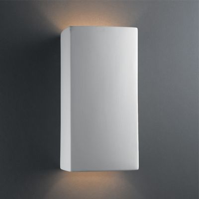 Rectangle Wall Sconce by Justice Design Group - Starlight Lighting USA and Canada